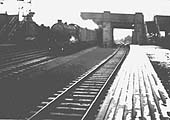 An unidentified ex-LNER B1 4-6-0 is seen on eastbound express at Bromford Bridge in 1962