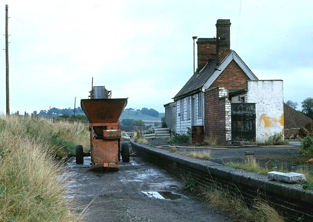 Looking north towards Redditch four years after the line had been closed on 1st October 1962