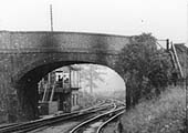 Close up showing the third signal box at Broom Junction sited which opened on 6th May 1934
