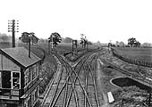 View of the junction with the SMJ line and the Evesham line in 1933 