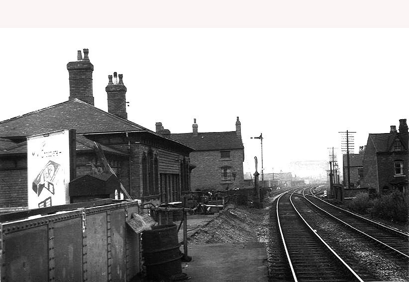 View of the now long abandoned Camp Hill station  taken from the bridge which crossed Highgate Road