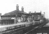 Looking towards Birmingham with Highgate Road bridge providing support for the up platform