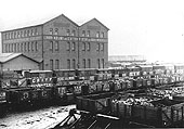 View of Camp Hill Goods and Grain Warehouse and goods depot as seen in the early 1930s
