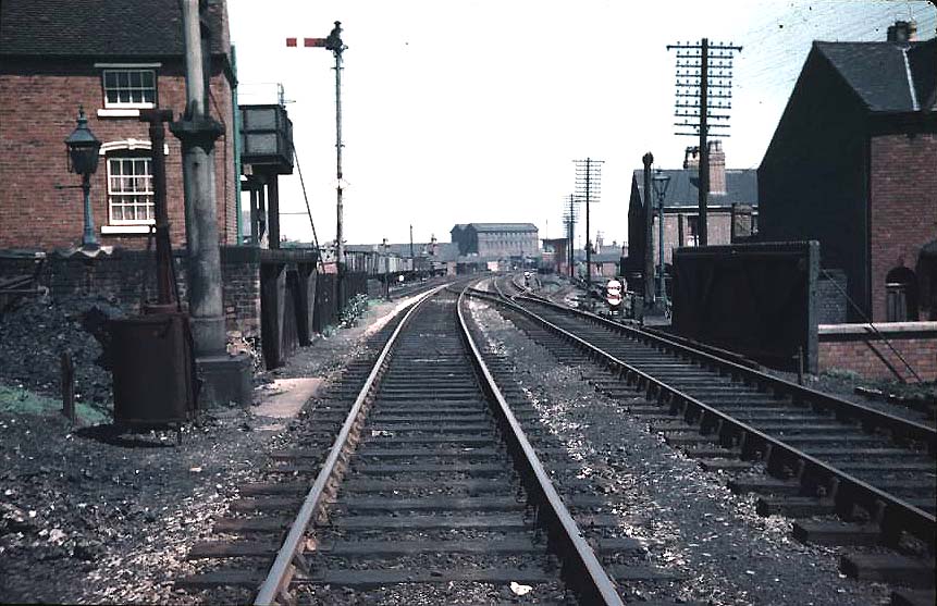 Looking towards Birmingham with the warehouse towering in the distance