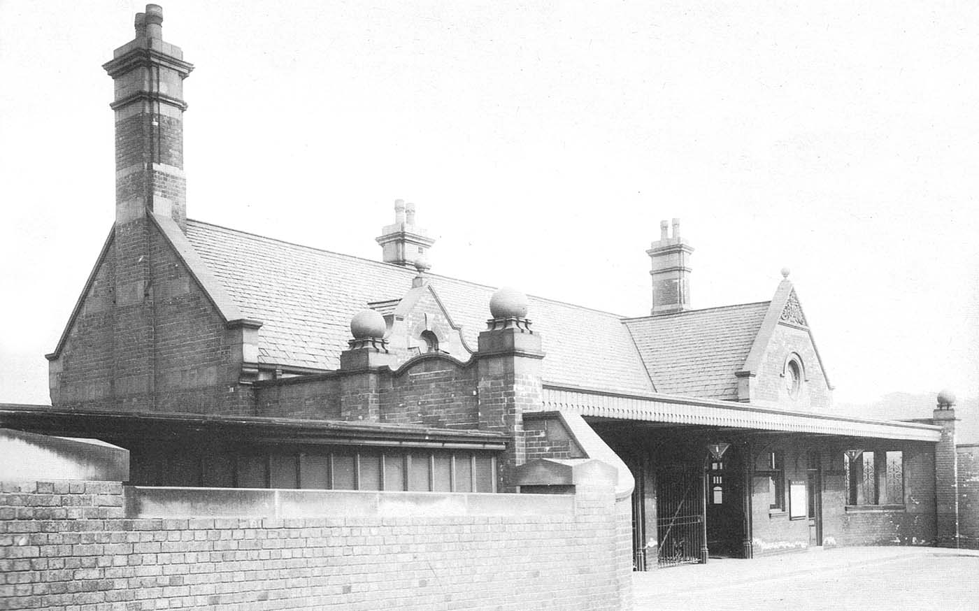 Castle Bromwich Station Castle Bromwich station's road bridge entrance