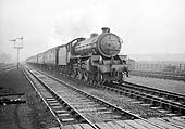 A three car Class 101 Metro-Cammell unit arrives at Castle Bromwich station on an up service in 1963