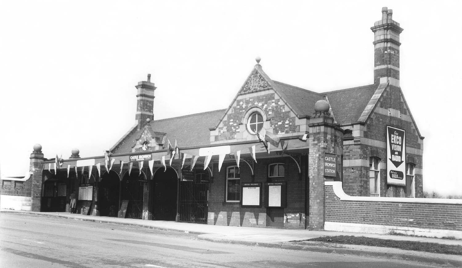 Castle Bromwich Station The exterior of Castle Bromwich station which