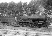 LMS 4P Compound 4-4-0 No 1162 stands light engine on one of the two up refuge sidings at Castle Bromwich