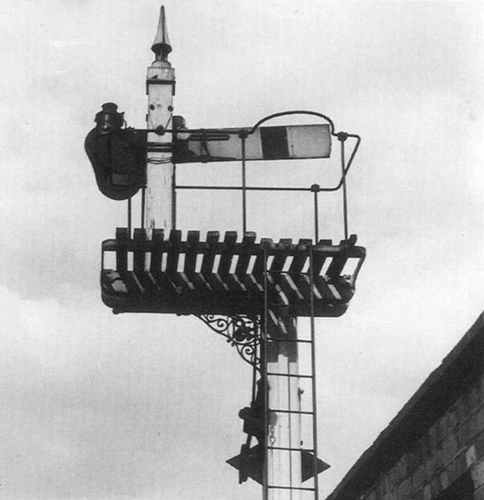 View of Church Road's Midland Railway down home station from Birmingham Central Goods