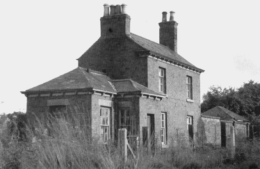 A 1952 view of Maxstoke station, now fenced off, shortly to be abandoned by British Railways