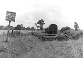 View of Coleshill's later Maxstoke station's abandoned siding looking towards Hampton