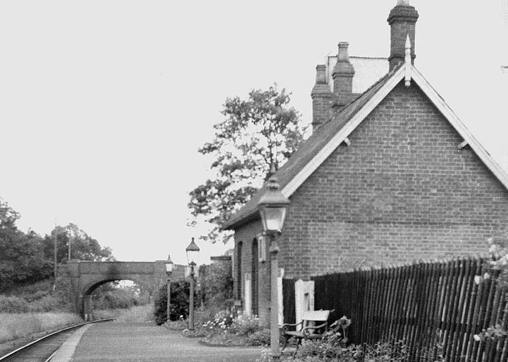 View of the station five days prior to its closure with the station still looking neat and tidy
