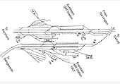 Schematic drawing showing the juxtaposition of the Midland and Great Western stations at Evesham
