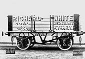 Messrs Richard White coal wagon No 50 built in 1898 by the GRC&WC and registered by the GWR