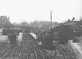 Close up showing both the 1890 and 1934 signal boxes which lay to the south of the down platform