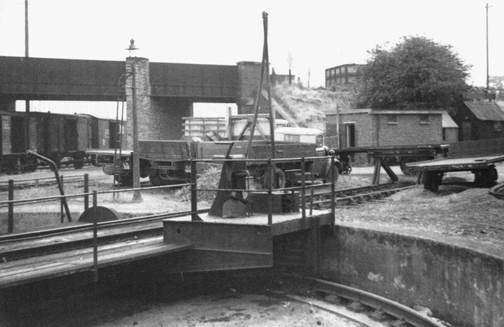 Another view of the turntable which was located adjacent to the Saw Mill with Briar Close Lane in background