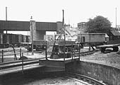 Another view of the turntable which was located adjacent to the Saw Mill with Briar Close Lane in background