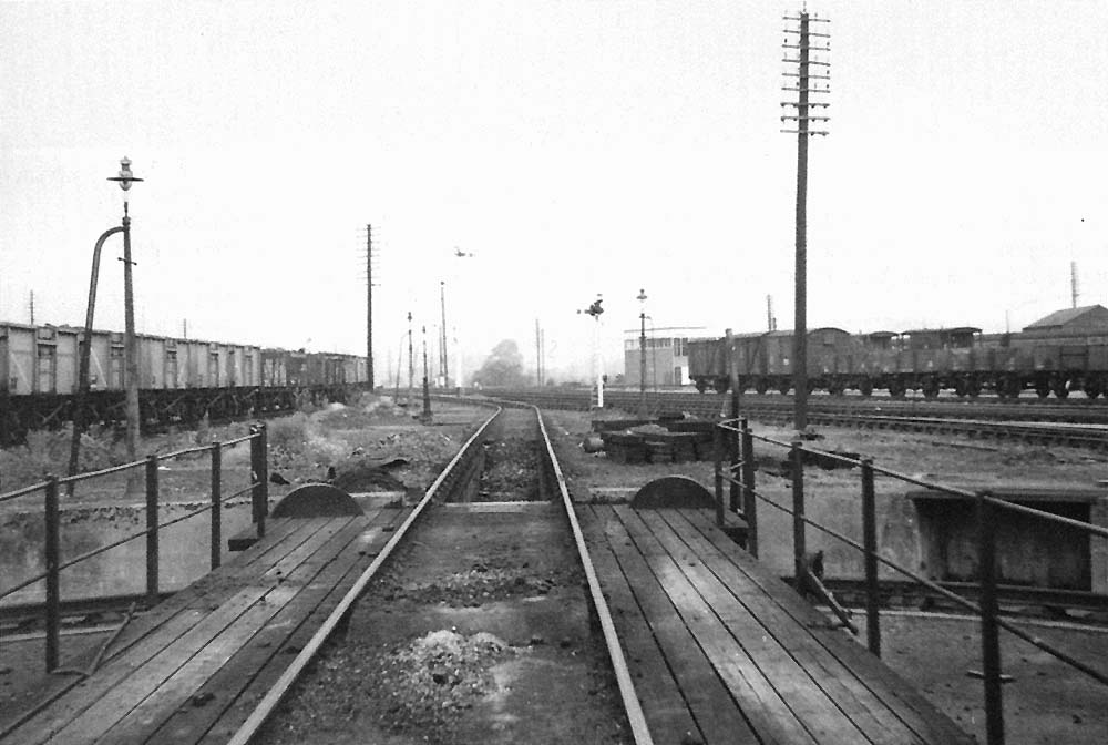 View of the turntable and inspection pit which was still in use despite the closure of shed in 1931