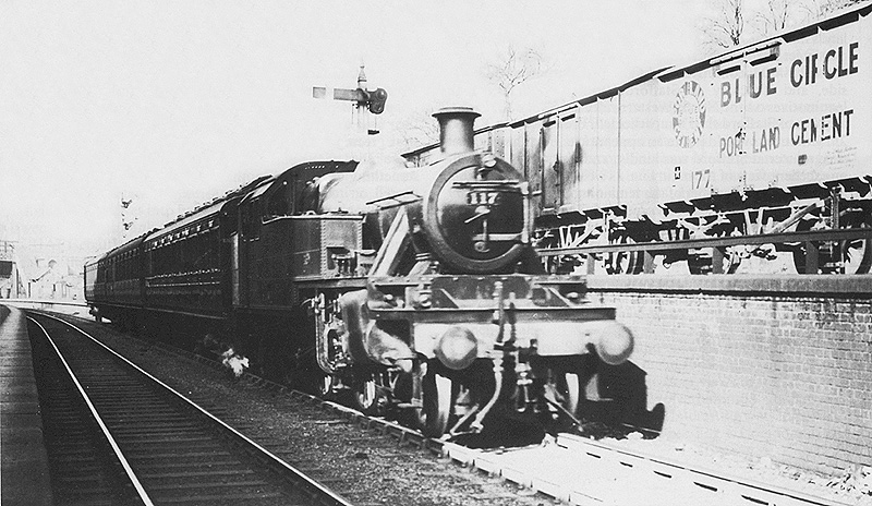 LMS Stanier 2-6-2T No 117 leaves Five Ways station with the 6.43 pm Birmingham to Redditch local passenger service