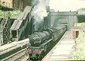 Stranger in the camp as ex-LNER B1 design, No 61315 heads a Birmingham-West Country holiday relief