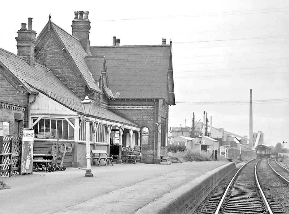A Class 104 Diesel Multiple Unit has just departed Coleshill station for Birmingham New Street in late 1960s