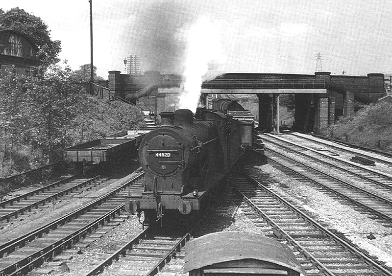 Looking north towards Longbridge Lane bridge and on to Northfield from Halesowen Junction Signal Box