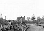 Close up showing the Redditch side of the station and goods yard in greater detail