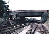 Looking through Cartland Rd bridge through the disused station and on towards Camp Hill, Birmingham