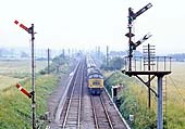 BR Brush Type 4 1Co-Co1 D142 passes through the remains of Kingsbury station on 9th August 1969