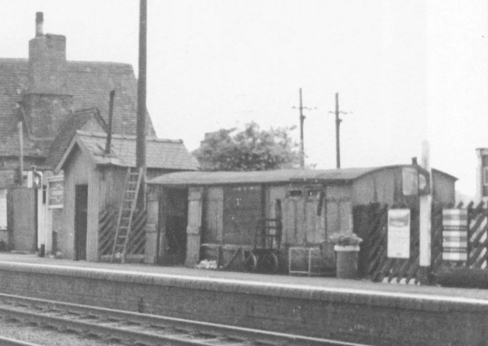 Kingsbury Station Close up of the additional 'facilities' provided on