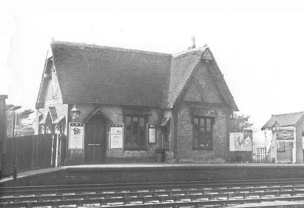A view of the station shortly after it had become part of British Railways after nationalisation in 1948
