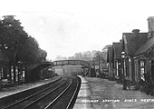 View looking towards Brighton Road showing the absence of the crossover between the up and down lines