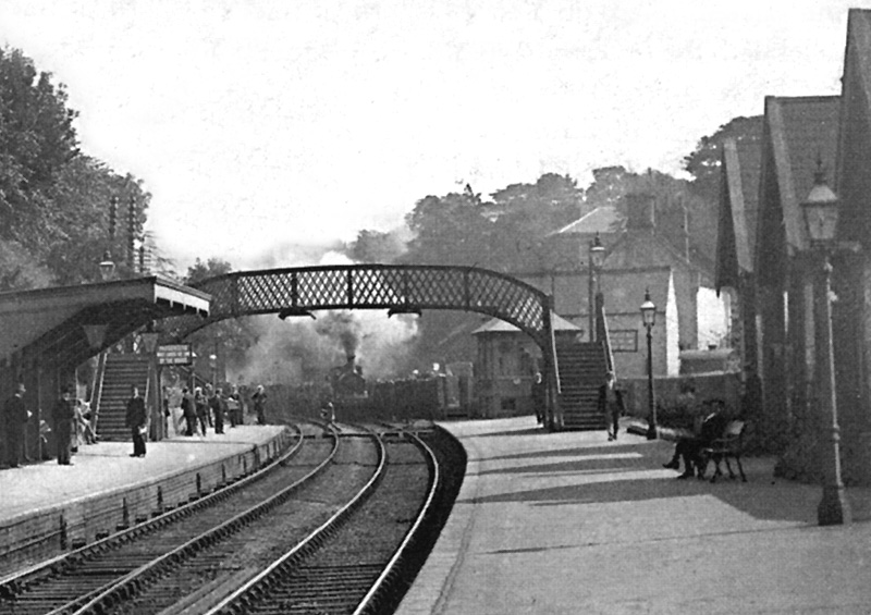 Close up showing the MR 0-6-0 goods locomotive working hard with a train from Washwood Sidings