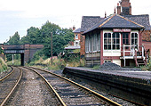 View of Kings Heath Signal Box taken on 3rd August 1969 a few weeks before its closure in September
