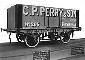 A Gloucester Railway Carriage & Wagon Company Ltd 10 ton, 7 plank, mineral wagon owned by CP Perry & Son