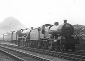 LMS 4-4-0 "Compound" No 1098 pilots LMS 4-6-0 5XP Jubilee No 5659 "Drake"