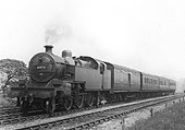 LMS "Fowler" 2-6-4T No 2372 at the head of a local train