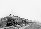 Ex-MR 2P 4-4-0 No 383 doubleheads LMS 5MT 4-6-0 No 5288 on an up express