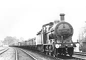 MR 0-6-0 No 3440 on an up goods train with many of the of open wagons being Private Owners