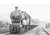 MR 4-4-0 No 429 on a local train just south of Kings Norton station