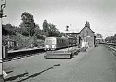 Ex-LMS 4F 0-6-0 No 44428 is seen approaching Kings Norton on the up goods line on 21st December 1963