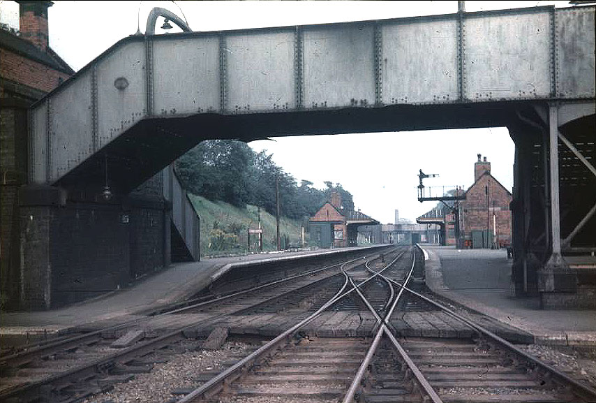 Looking towards Lifford from the Northfield end of the West Suburban lines with the up platform on the left