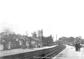 An Edwardian view of the station taken from the down platform looking across to the up platform
