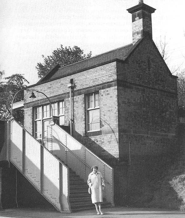 View of the booking office erected on Station Road and adjacent to Platform 1 which was opened on 14th March 1926