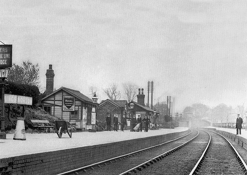 Looking towards Camp Hill along the original down line towards Lifford with Pershore Road bridge in the distance