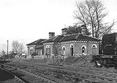 Another view of Lifford station's long abandoned second building which closed on after a relatively short life