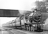 MR 2P 4-4-0 No 426 is seen working hard on an express passenger service near Northfield circa 1921