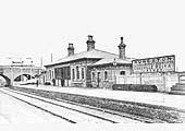 Another 1880s view of Nuneaton Abbey Street Station and Signal Box not long after the station opened