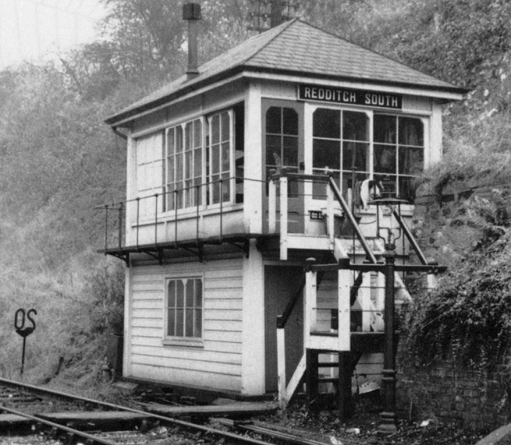 Redditch South Signal Box just prior to its closure