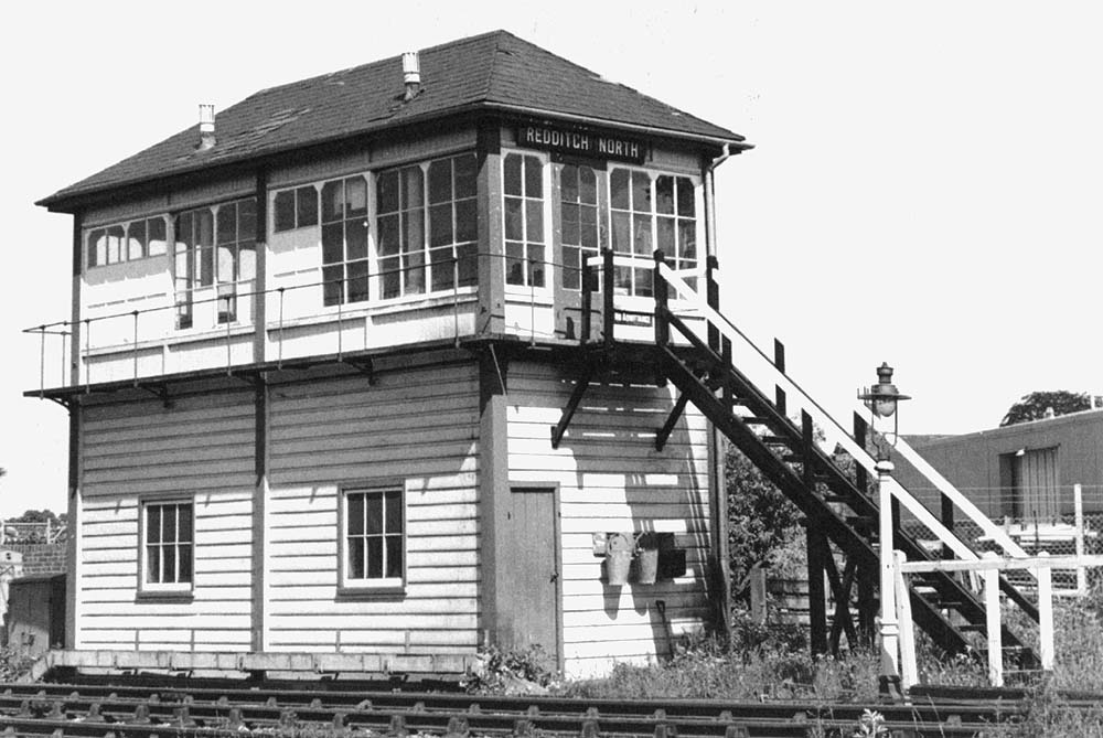 View of the replacement LMS built Redditch North Signal Box which was opened on 8th November 1926